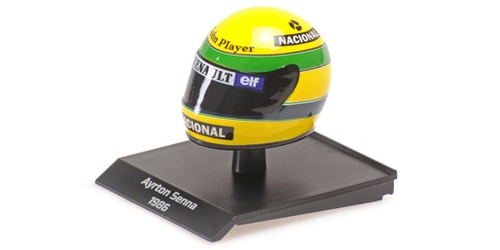 1/10 Minichamps 1986 Formula 1 Ayrton Senna Helmet Model 1/10 Minichamps 1986 Formula 1 Ayrton Senna Helmet Model