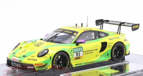 1/18 Minichamps 2023 orsche 911 GT3 R #91 Winner Hockenheim DTM Champion Manthey EMA Thomas Preining Diecast Car Model 1/18 Minichamps 2023 orsche 911 GT3 R #91 Winner Hockenheim DTM Champion Manthey EMA Thomas Preining Diecast Car Model