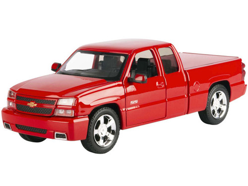 2006 Chevrolet Silverado SS Pickup Truck Red "Timeless Legends" Series 1/25 Diecast Model Car by Motormax 2006 Chevrolet Silverado SS Pickup Truck Red "Timeless Legends" Series 1/25 Diecast Model Car by Motormax