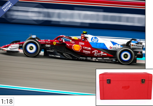 1/18 BBR 2025 Formula 1 Ferrari SF-25 Miami GP Special Livery #44 Lewis Hamilton Car Model Special Case Package 1/18 BBR 2025 Formula 1 Ferrari SF-25 Miami GP Special Livery #44 Lewis Hamilton Car Model Special Case Package