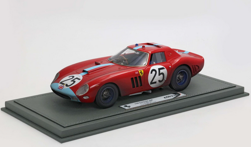 1/18 BBR 1964 Ferrari 250 GTO 24 H Le Mans #25 Ireland Maggs Dirty Version Car Model Limited 20 Pieces 1/18 BBR 1964 Ferrari 250 GTO 24 H Le Mans #25 Ireland Maggs Dirty Version Car Model Limited 20 Pieces