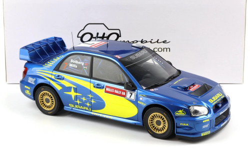 1/8 Ixo 2003 Subaru Impreza S9 WRC #7 WRC Champion 555 Subaru WRT