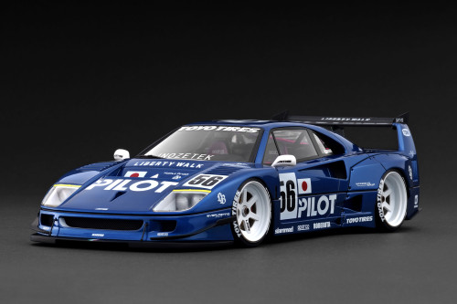 1/18 Ignition Model IG Ferrari F40 LB-WORKS 40 (Blue Metallic) Car