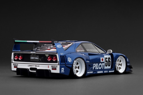 1/18 Ignition Model IG Ferrari F40 LB-WORKS 40 (Blue Metallic) Car Model