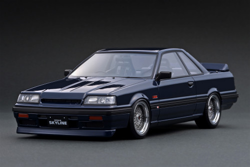 1/18 Ignition Model Nissan Skyline GTS-R (R31) (Dark Blue) Car
