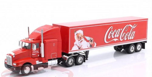 1/43 Werk83 1986 Kenworth T600 Semi-trailer Truck Coca-Cola Diecast Model