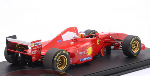 1/12 GP Replicas 1997 Formula 1 Michael Schumacher Ferrari 310B #5 Winner Canada GP Car Model with Driver Figure