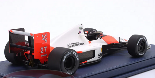 1/18 GP Replicas 1990 Formula 1 Ayrton Senna McLaren MP4/5B #27 Winner Italian GP Formula 1 World Champion Car Model