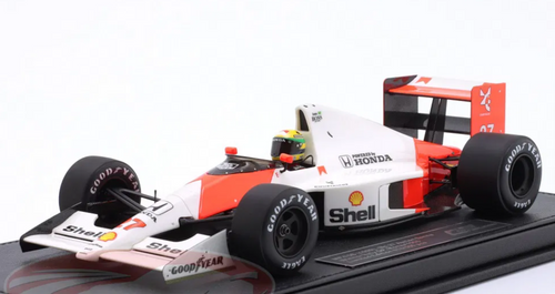 1/18 GP Replicas 1990 Formula 1 Ayrton Senna McLaren MP4/5B #27 Winner Italian GP Formula 1 World Champion Car Model with Driver Figure 1/18 GP Replicas 1990 Formula 1 Ayrton Senna McLaren MP4/5B #27 Winner Italian GP Formula 1 World Champion Car Model with Driver Figure