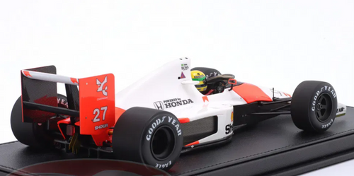 1/18 GP Replicas 1990 Formula 1 Ayrton Senna McLaren MP4/5B #27 Winner Italian GP Formula 1 World Champion Car Model with Driver Figure 1/18 GP Replicas 1990 Formula 1 Ayrton Senna McLaren MP4/5B #27 Winner Italian GP Formula 1 World Champion Car Model with Driver Figure