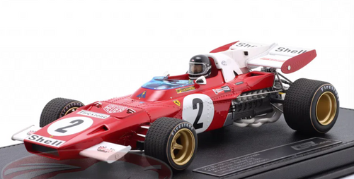 1/18 GP Replicas 1971 Formula 1 Jacky Ickx Ferrari 312B #2 Winner Dutch GP Car Model with Driver Figure 1/18 GP Replicas 1971 Formula 1 Jacky Ickx Ferrari 312B #2 Winner Dutch GP Car Model with Driver Figure