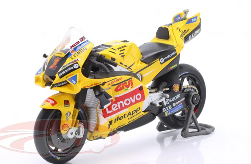 1/18 Maisto Francesco Bagnaia Ducati Desmosedici GP23 #1 3rd Misano MotoGP World Champion Diecast Model 1/18 Maisto Francesco Bagnaia Ducati Desmosedici GP23 #1 3rd Misano MotoGP World Champion Diecast Model