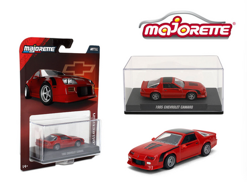 1/64 Majorette 1985 Chevrolet Camaro (Red) Diecast Car Model 1/64 Majorette 1985 Chevrolet Camaro (Red) Diecast Car Model