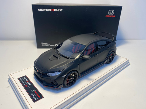 1/18 MH Motorhelix 2017 Honda Civic Type-R Type R FK8 (Matte Black with White Leather Base) Resin Car Model Limited 199 Pieces 1/18 MH Motorhelix 2017 Honda Civic Type-R Type R FK8 (Matte Black with White Leather Base) Resin Car Model Limited 199 Pieces