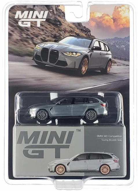 CHASE CAR 1/64 Mini GT BMW M3 G81 Competition Touring (Chrome Silver) Diecast Car Model CHASE CAR 1/64 Mini GT BMW M3 G81 Competition Touring (Chrome Silver) Diecast Car Model