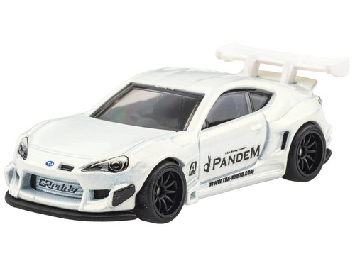 Subaru BRZ Pandem RHD (Right Hand Drive) White Metallic "Circuit Legends" Series Diecast Model Car by Hot Wheels Subaru BRZ Pandem RHD (Right Hand Drive) White Metallic "Circuit Legends" Series Diecast Model Car by Hot Wheels