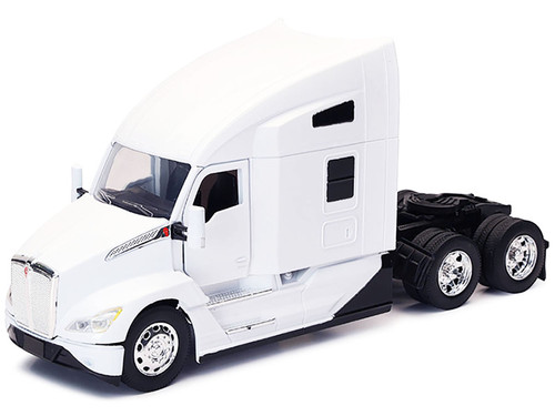 1/32 New Ray Kenworth T680 Open Hood (White) Diecast Car Model