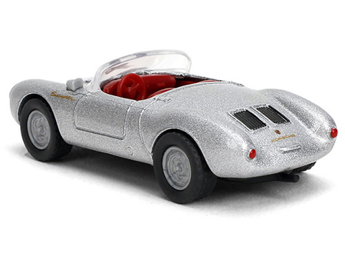 1/64 Majorette 1955 Porsche 550 Spyder (Silver) Diecast Car Model