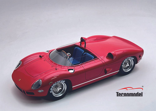 1/18 Tecnomodel Ferrari 330P press Red 1965 Limited Edition Car Model