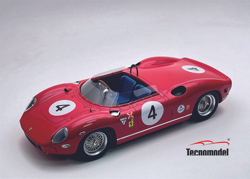 1/18 Tecnomodel Ferrari 330P GP Canada Mosport 1964 car #4 NART WINNER Driver P. Rodriguez Limited Edition Car Model 1/18 Tecnomodel Ferrari 330P GP Canada Mosport 1964 car #4 NART WINNER Driver P. Rodriguez Limited Edition Car Model