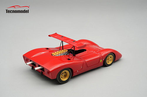1/43 Tecnomodel Ferrari 612 Can-Am press red color 1968 Limited Edition Car Model 1/43 Tecnomodel Ferrari 612 Can-Am press red color 1968 Limited Edition Car Model