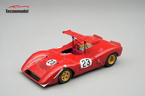 1/43 Tecnomodel Ferrari 612 Can-Am Las Vegas 1968 Driver: Chris Amon Limited Edition Car Model 1/43 Tecnomodel Ferrari 612 Can-Am Las Vegas 1968 Driver: Chris Amon Limited Edition Car Model