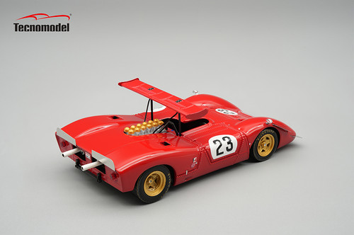 1/43 Tecnomodel Ferrari 612 Can-Am Las Vegas 1968 Driver: Chris Amon Limited Edition Car Model 1/43 Tecnomodel Ferrari 612 Can-Am Las Vegas 1968 Driver: Chris Amon Limited Edition Car Model