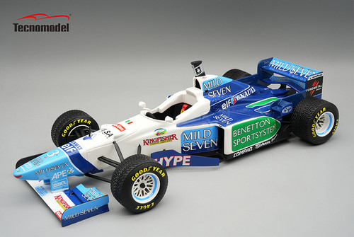 1/18 Tecnomodel Benetton B196 1996 Brasilian GP Driver: Jean Alesi Raining Tyres car #3 Limited Edition Car Model 1/18 Tecnomodel Benetton B196 1996 Brasilian GP Driver: Jean Alesi Raining Tyres car #3 Limited Edition Car Model