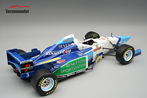 1/18 Tecnomodel Benetton B196 1996 Argentina GP Driver: Jean Alesi car #3 Limited Edition Car Model 1/18 Tecnomodel Benetton B196 1996 Argentina GP Driver: Jean Alesi car #3 Limited Edition Car Model