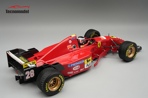 1/18 Tecnomodel Ferrari 412T2 1995 Japan GP Driver: Gerhard Berger Raining Tyres Limited Edition Car Model 1/18 Tecnomodel Ferrari 412T2 1995 Japan GP Driver: Gerhard Berger Raining Tyres Limited Edition Car Model