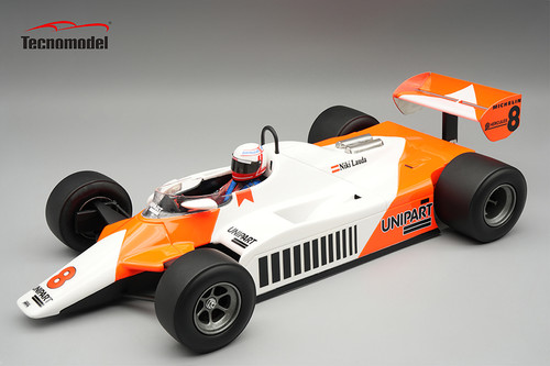 1/18 Tecnomodel Mclaren MP4/1B 1982 Winner England GP Driver: Niki Lauda Limited Edition Car Model 1/18 Tecnomodel Mclaren MP4/1B 1982 Winner England GP Driver: Niki Lauda Limited Edition Car Model
