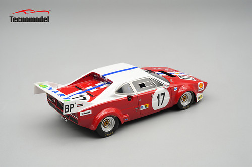 1/43 Tecnomodel Ferrari 308 GTB4 LM Le Mans 24h 1975 car #17 Driver: Gagliardi - Cluxton Limited Edition Car Model 1/43 Tecnomodel Ferrari 308 GTB4 LM Le Mans 24h 1975 car #17 Driver: Gagliardi - Cluxton Limited Edition Car Model