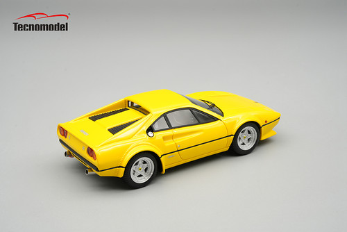 1/43 Tecnomodel Ferrari 308 GTB4 LM yellow street version 1976 Limited Edition Car Model 1/43 Tecnomodel Ferrari 308 GTB4 LM yellow street version 1976 Limited Edition Car Model