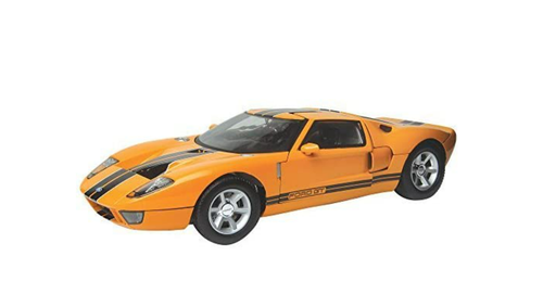 DAMAGED AS-IS 1/12 Motormax Ford GT (Yellow) Diecast Car Model DAMAGED AS-IS 1/12 Motormax Ford GT (Yellow) Diecast Car Model