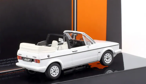 1/43 Ixo 1983 Volkswagen VW Golf II Convertible (White) Diecast Car Model 1/43 Ixo 1983 Volkswagen VW Golf II Convertible (White) Diecast Car Model