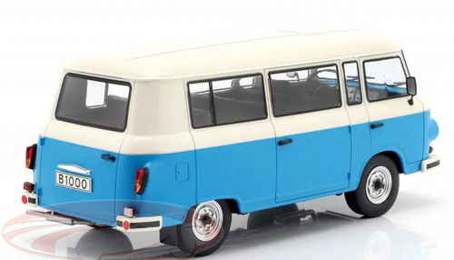1/24 WhiteBox 1970 Barkas B 100 Bus (Blue & White) Diecast Car Model 1/24 WhiteBox 1970 Barkas B 100 Bus (Blue & White) Diecast Car Model