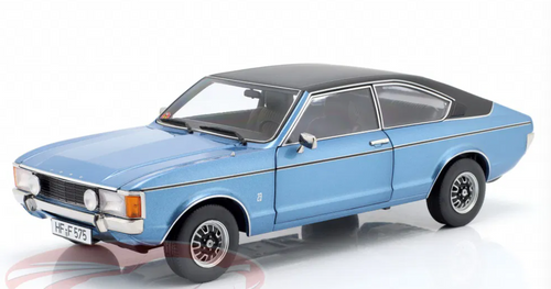 1/18 Touring 1975 Ford Granada L Coupe Series 2 (Blue Metallic) Diecast Car Model 1/18 Touring 1975 Ford Granada L Coupe Series 2 (Blue Metallic) Diecast Car Model