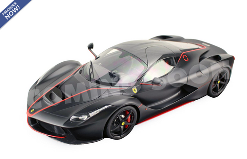 1/12 BBR Ferrari LaFerrari (Matte Black with Red Stripes) Car Model Limited 20 Pieces 1/12 BBR Ferrari LaFerrari (Matte Black with Red Stripes) Car Model Limited 20 Pieces