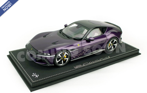 1/18 BBR Ferrari 12Cilindri Coupe (Purple Hong Kong) Car Model Limited 48 Pieces 1/18 BBR Ferrari 12Cilindri Coupe (Purple Hong Kong) Car Model Limited 48 Pieces