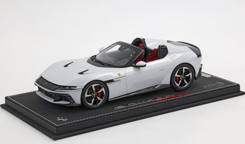 1/18 BBR Ferrari 12Cylinder Spider (Bianco Artico White) Car Model Limited 24 Pieces 1/18 BBR Ferrari 12Cylinder Spider (Bianco Artico White) Car Model Limited 24 Pieces