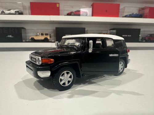 1/36 Kinsmart Kinsmart Toyota FJ Cruiser (Black) 4.6" Diecast Car Model (new no retail box) 1/36 Kinsmart Kinsmart Toyota FJ Cruiser (Black) 4.6" Diecast Car Model (new no retail box)