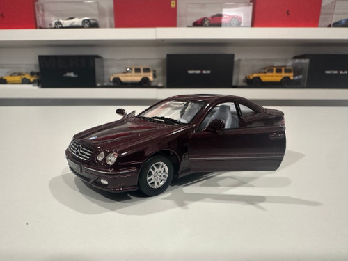 1/36 Kinsmart Mercedes-Benz CL500 (Maroon Dark Red) Diecast Car Model (new no retail box) 1/36 Kinsmart Mercedes-Benz CL500 (Maroon Dark Red) Diecast Car Model (new no retail box)