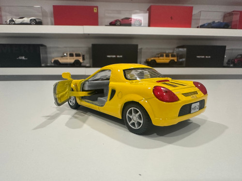 1/36 Kinsmart Toyota MR-2 MR2 (Yellow) Diecast Car Model (new no retail box)