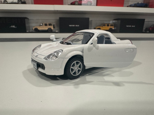 1/36 Kinsmart Toyota MR-2 MR2 (White) Diecast Car Model (new no retail box) 1/36 Kinsmart Toyota MR-2 MR2 (White) Diecast Car Model (new no retail box)
