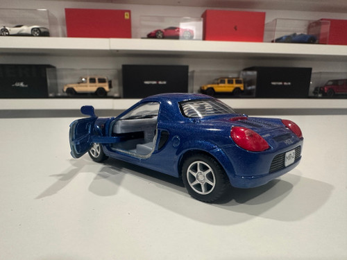1/36 Kinsmart Toyota MR-2 MR2 (Blue) Diecast Car Model (new no retail box) 1/36 Kinsmart Toyota MR-2 MR2 (Blue) Diecast Car Model (new no retail box)
