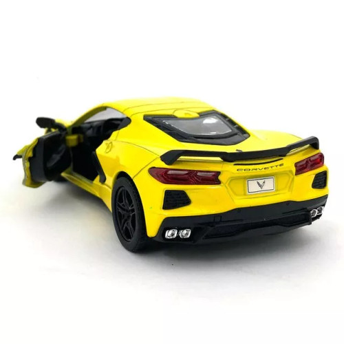 1/36 Kinsmart 2021 Chevrolet Corvette C8 5″ (Yellow) Diecast Car Model (new no retail box) 1/36 Kinsmart 2021 Chevrolet Corvette C8 5″ (Yellow) Diecast Car Model (new no retail box)