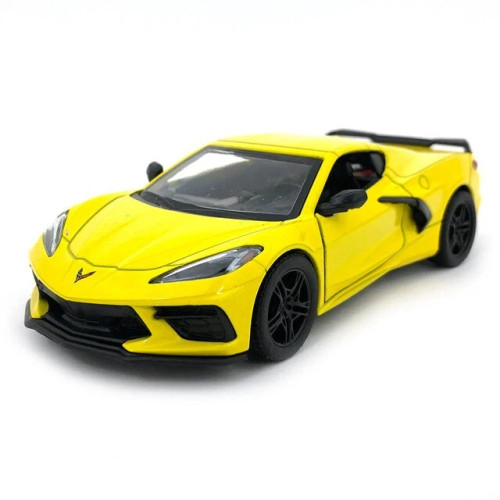 1/36 Kinsmart 2021 Chevrolet Corvette C8 5″ (Yellow) Diecast Car Model (new no retail box) 1/36 Kinsmart 2021 Chevrolet Corvette C8 5″ (Yellow) Diecast Car Model (new no retail box)