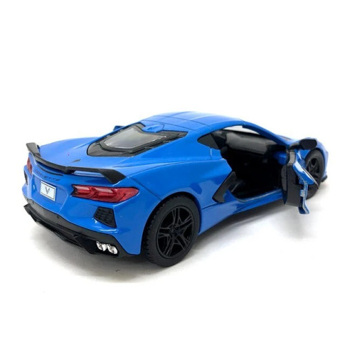 1/36 Kinsmart 2021 Chevrolet Corvette C8 5″ (Blue) Diecast Car Model (new no retail box) 1/36 Kinsmart 2021 Chevrolet Corvette C8 5″ (Blue) Diecast Car Model (new no retail box)