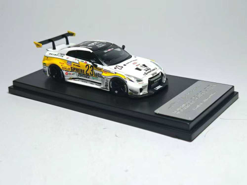 1/64 Model Collect MC Nissan Skyline GT-R GTR R35 LB Silhouette Works GT 35GT-RR 3.0 #23 (High Wing Version) Diecast Car Model 1/64 Model Collect MC Nissan Skyline GT-R GTR R35 LB Silhouette Works GT 35GT-RR 3.0 #23 (High Wing Version) Diecast Car Model