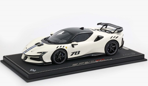 1/18 BBR Ferrari SF90 XX Stradale (Bianco Italia Matte White) Car Model Limited 15 Pieces 1/18 BBR Ferrari SF90 XX Stradale (Bianco Italia Matte White) Car Model Limited 15 Pieces